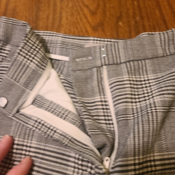 H&M Skinny Fit Plaid Check Trousers - Picture 5 of 12